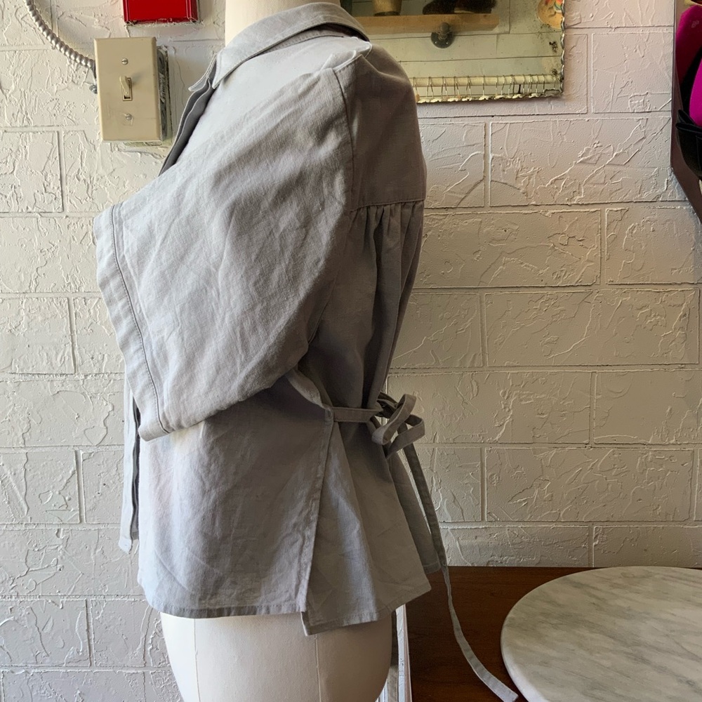 Neul Linen boxy button down shirt - Picture 4 of 12